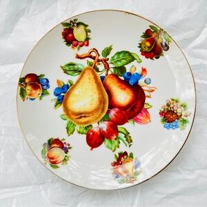 Vintage Handpainted ARTMARK Originals Porcelain 7" Plate Fruit Design Japan